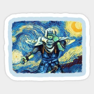 Piccolo Classic DBZ Van Gogh Style Sticker